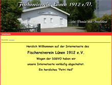 Tablet Screenshot of fischereiverein-luenen.de